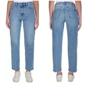 Calvin Klein Jeans Women’s straight leg jeans Light Wash High rise jeans Size 6